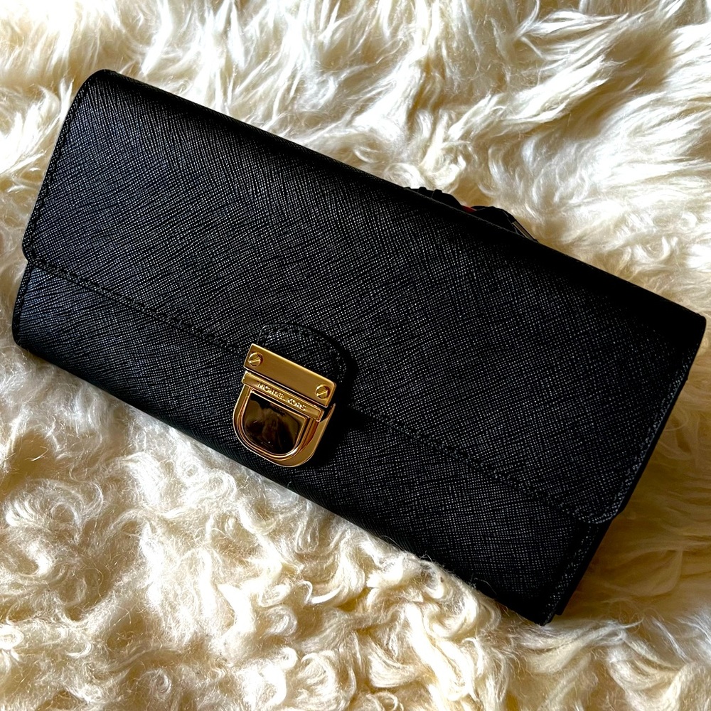 Michael Kors Black Leather Wallet